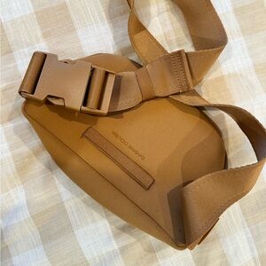 Dagne Dover fanny pack camel.